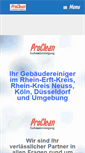 Mobile Screenshot of proclean-gmbh.de